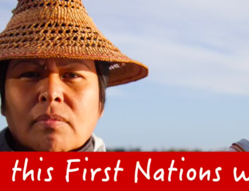 Lax Kw’alaams Woman Crashes Trudeau LNG Press Conference